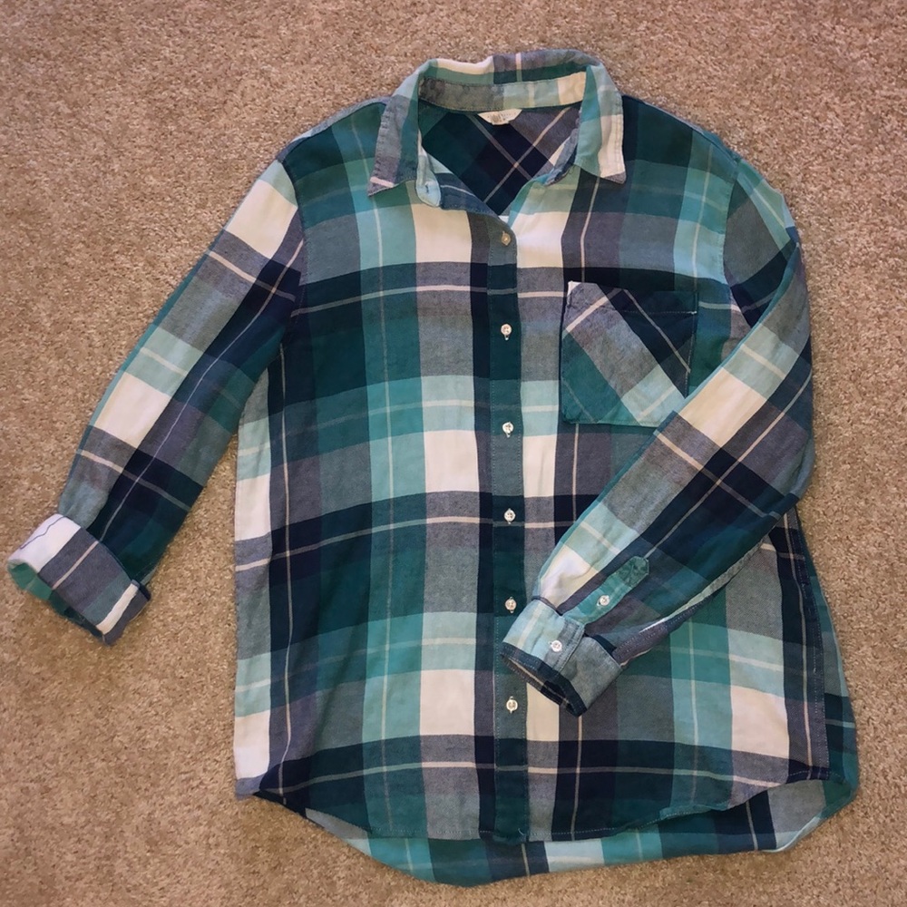 Blue Plaid Flannel